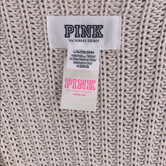 Victoria’s Secret PINK V-neck Cable Knit Sweater - Picture 7 of 8